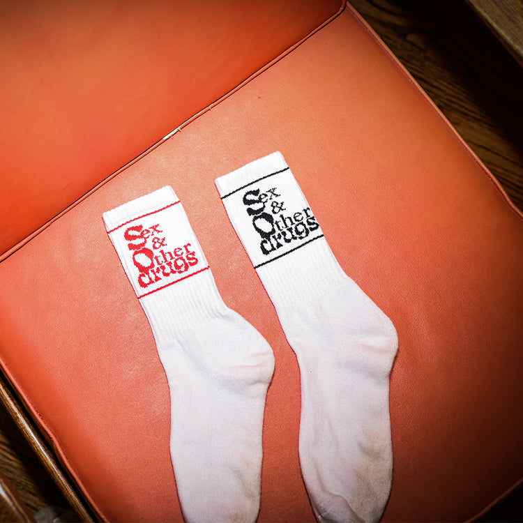 Sex & Other Drugs Socks (Red)