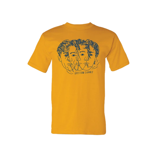 Overlapping Portrait Tee (Gold)