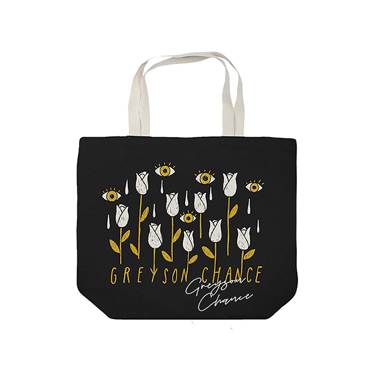 Signed White Roses Tote