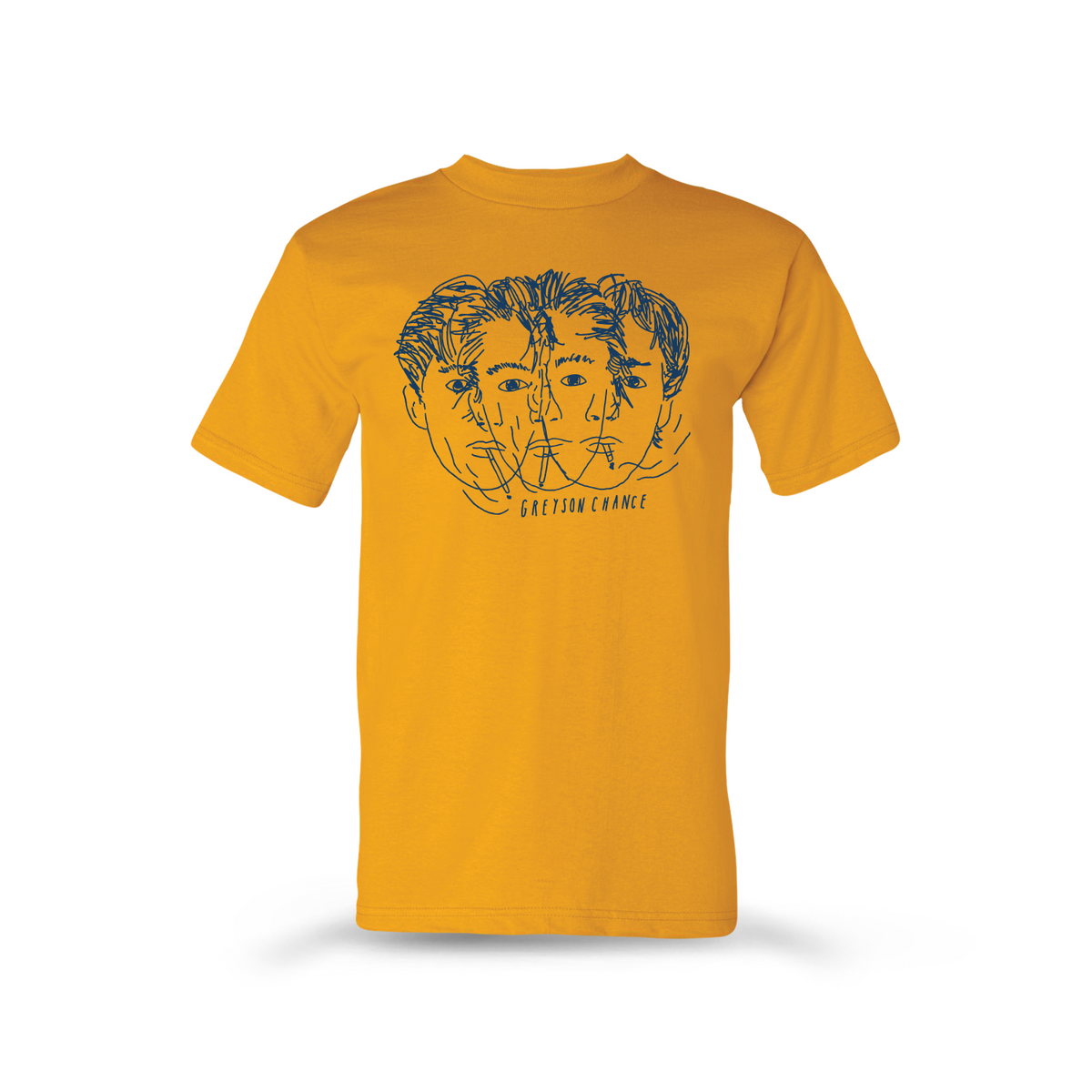 Overlapping Portrait Tee (Gold)